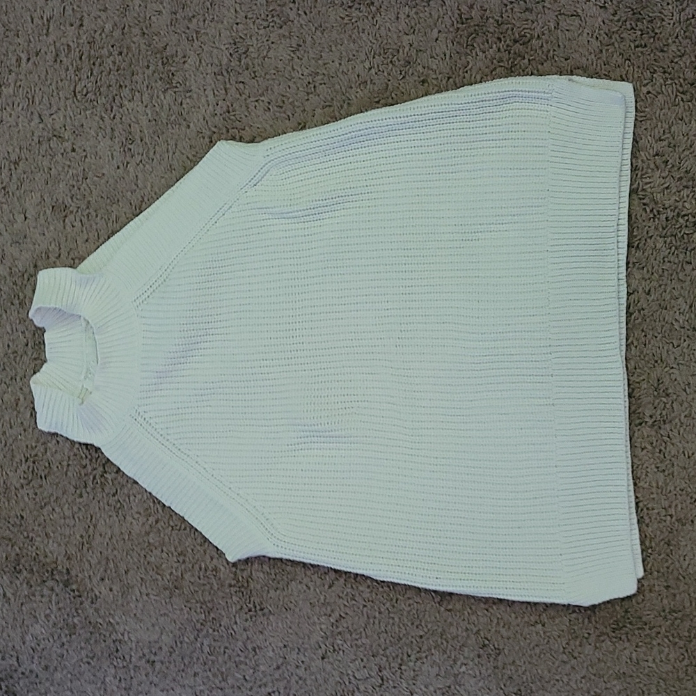 Cream colored Loft sweater tank